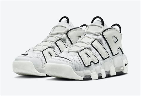 nike uptempo schwarz weiss|Nike Uptempo black and white.